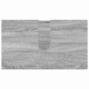 vidaXL Fürdőszoba bútor szett 4 pcs Szürke Sonoma Faanyag & Fém