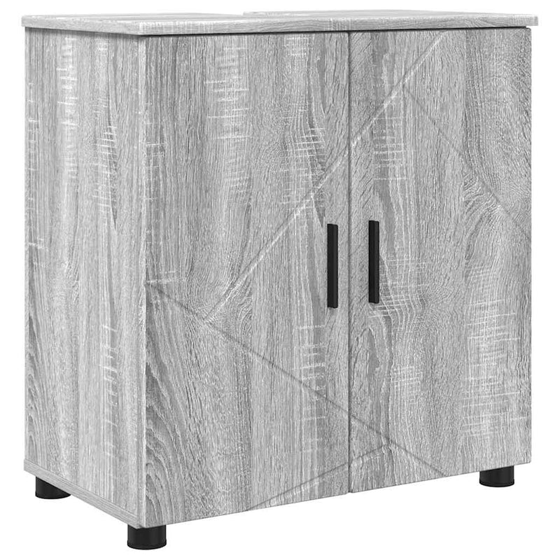 vidaXL Fürdőszoba bútor szett 5 pcs Szürke sonoma 61 x 35 x 64 cm