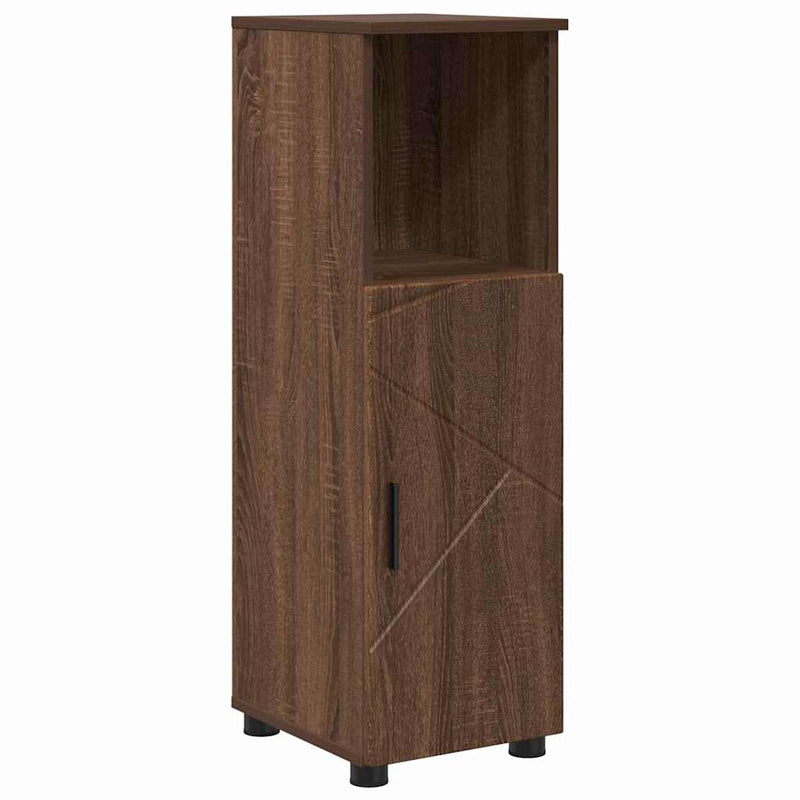 vidaXL Fürdőszoba bútor szett 5 pcs barna tölgy 61 x 35 x 64 cm