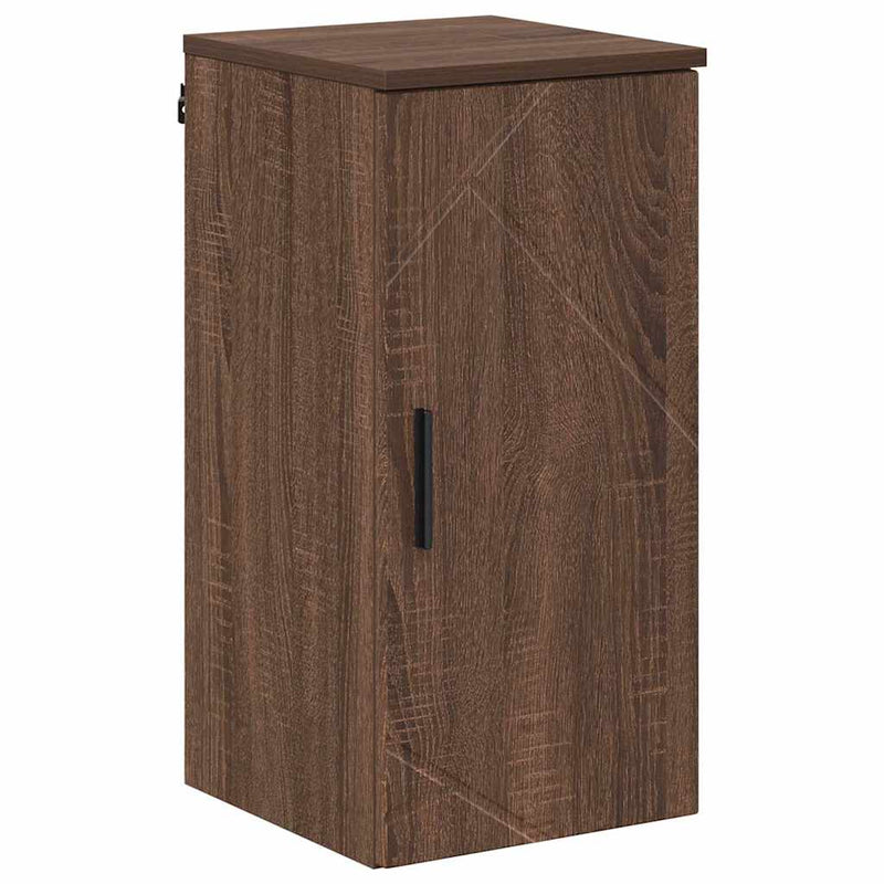 vidaXL Fürdőszoba bútor szett 5 pcs barna tölgy 61 x 35 x 64 cm