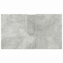 vidaXL Fürdőszoba bútor szett fiókkal 5 pcs Beton Szürke Faanyag & Fém