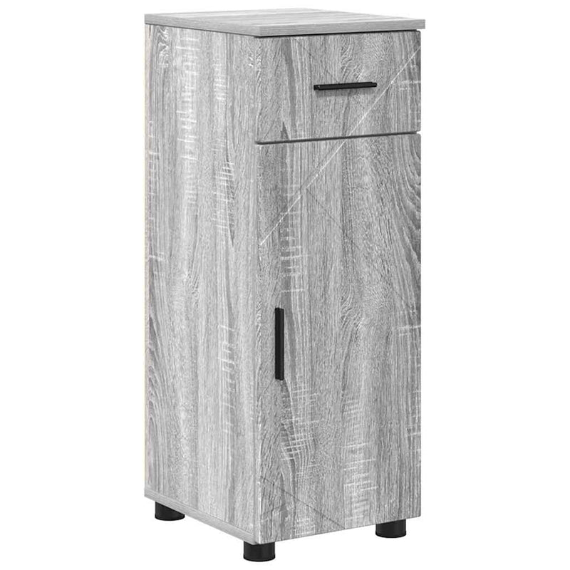 vidaXL Fürdőszoba bútor szett 5 pcs Szürke sonoma 61 x 35 x 64 cm