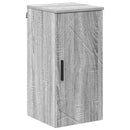 vidaXL Fürdőszoba bútor szett 5 pcs Szürke Sonoma Faanyag & Fém