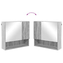 vidaXL Fürdőszoba bútor szett 4 db Szürke Sonoma 61 x 35 x 64 cm