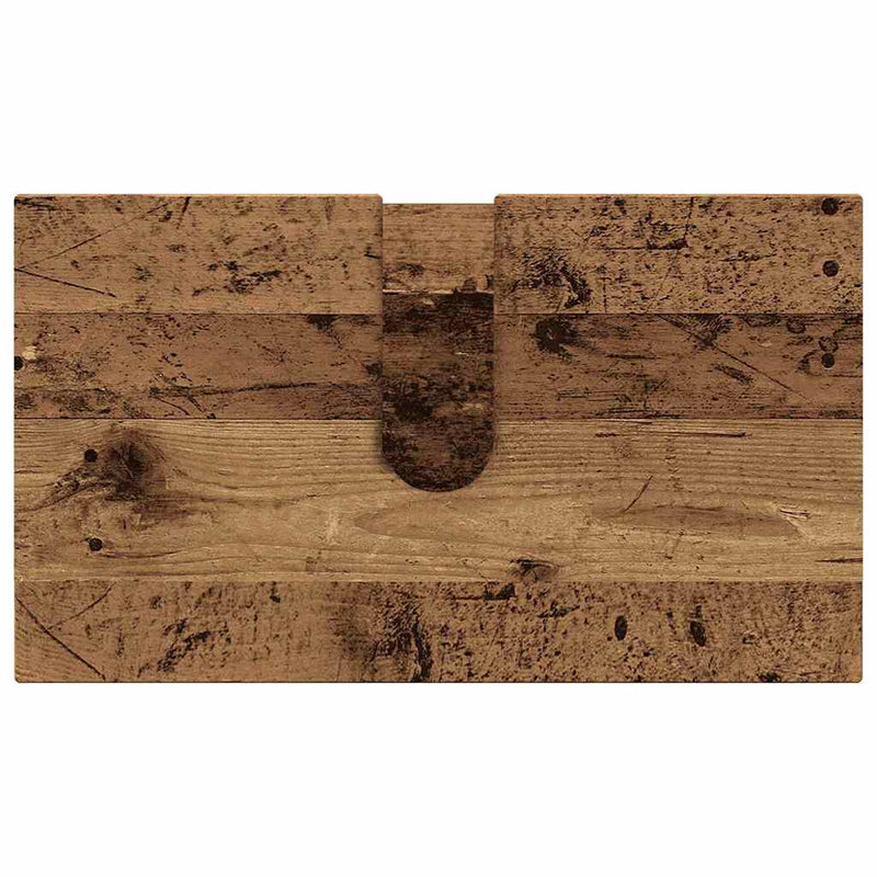 vidaXL Fürdőszoba bútor szett 4 pcs Régi fa 61 x 35 x 64 cm Faanyag