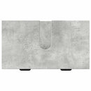 vidaXL Fürdőszoba bútor szett fiókkal Beton Szürke Műanyag fa, fém