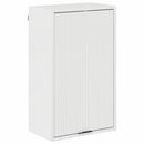 vidaXL Fürdőszoba bútor szett Magas Fényű Fehér Műanyag fa, fém