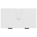 vidaXL Fürdőszoba bútor szett Magas Fényű Fehér Műanyag fa, fém