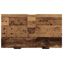 vidaXL Fürdőszoba bútor szett fiókkal ajtóval Öreg fa Műanyag fa, fém