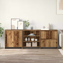 vidaXL Széf fiókkal 3 pcs Öreg fa 70 x 41 x 75 cm Faanyag