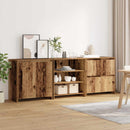 vidaXL Széf fiókkal 3 pcs Öreg fa 70 x 41 x 75 cm Faanyag