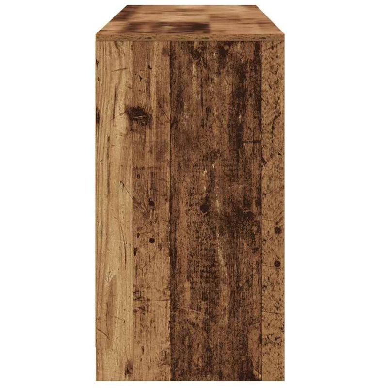 vidaXL Oldalszekrények 3 pcs Régi fa 70 x 41 x 75 cm Faanyag