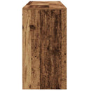 vidaXL Oldalszekrények 3 pcs Régi fa 70 x 41 x 75 cm Faanyag