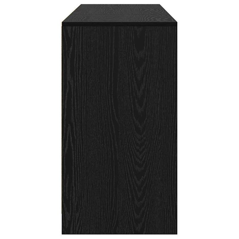 vidaXL Széf 3 pcs Musta tammi 70 x 41 x 75 cm Faanyag