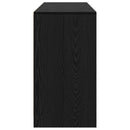 vidaXL Széf fiókkal 3 pcs Fekete tölgy 70 x 41 x 75 cm Faanyag