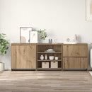 vidaXL Széf 3 pcs Artisan tölgy 70 x 41 x 75 cm Faanyag