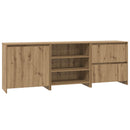 vidaXL Széf 3 pcs Artisan tölgy 70 x 41 x 75 cm Faanyag