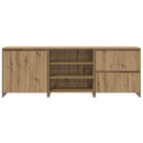 vidaXL Széf 3 pcs Artisan tölgy 70 x 41 x 75 cm Faanyag