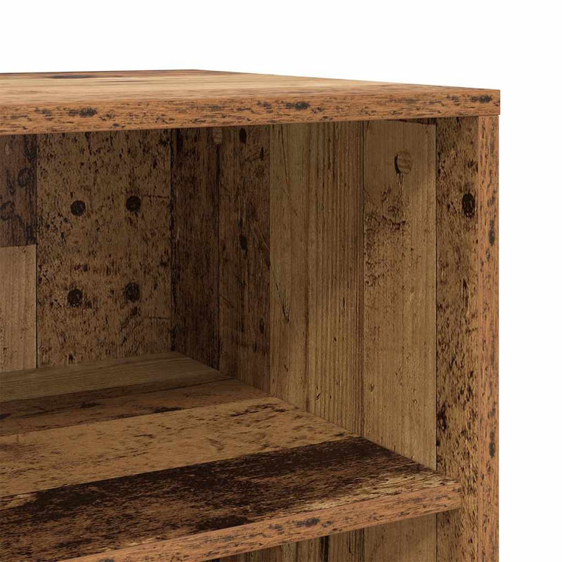 vidaXL Oldalszekrények 2 pcs Régi fa 70 x 41 x 75 cm Faanyag