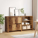 vidaXL Oldalszekrények 2 pcs Régi fa 70 x 41 x 75 cm Faanyag