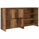 vidaXL Széf 2 pcs Öreg fa 70 x 41 x 75 cm Faanyag