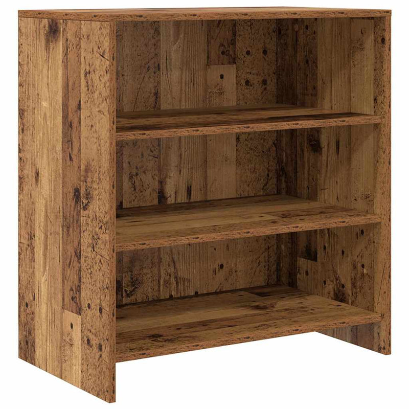 vidaXL Oldalszekrények 2 pcs Régi fa 70 x 41 x 75 cm Faanyag