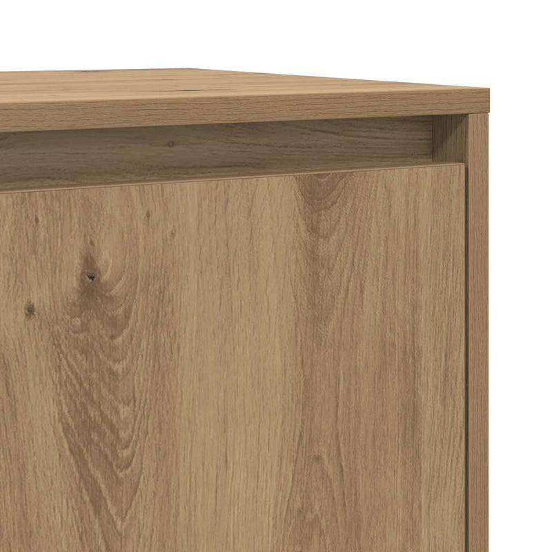 vidaXL Oldalszekrények 2 pcs kézműves tölgy 70 x 41 x 75 cm Faanyag