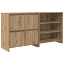 vidaXL Széf 2 pcs Artisan tölgy 70 x 41 x 75 cm Faanyag