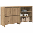 vidaXL Széf 2 pcs Artisan tölgy 70 x 41 x 75 cm Faanyag