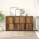 vidaXL Oldalszekrények 2 db Régi fa 70 x 41 x 75 cm Szerelt Fa