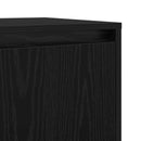 vidaXL Oldalszekrények 2 pcs Musta tammi 70 x 41 x 75 cm Faanyag