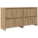 vidaXL Oldalszekrények 2 pcs kézműves tölgy 70 x 41 x 75 cm Faanyag