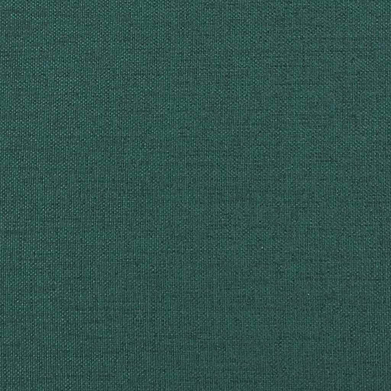 vidaXL Sarokágy keret Sötétzöld 90 x 200 cm Szövet és Mérnöki Fa