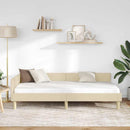 vidaXL Sarokágy keret Krém 80 x 200 cm szövet
