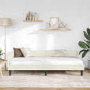 vidaXL Sarokágy keret fejtámlával Krém 100 cm x 200 cm Bársony