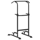 vidaXL Erőtorony húzódzkodó állomás Fekete 102 x 95 x 210 cm