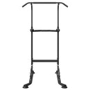 vidaXL Erőtorony húzódzkodó állomás Fekete 102 x 95 x 210 cm