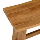 vidaXL Fürdőszobai szék Barna 50 x 29,5 x 50,5 cm Tömör Teakfa