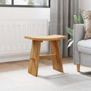 vidaXL Fürdőszobai szék Barna 50 x 29,5 x 50,5 cm Tömör Teakfa