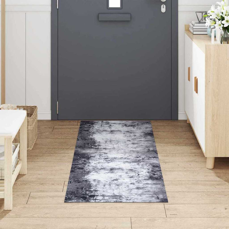 vidaXL Konyhai szőnyeg Other Durva betont 60 x 180 cm Bársony