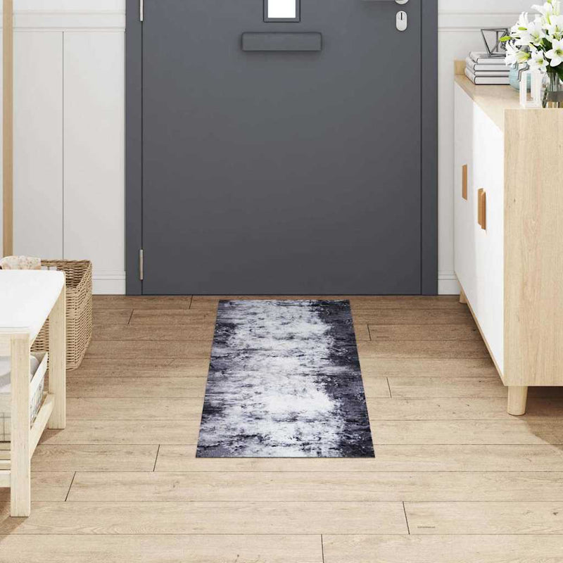 vidaXL Konyhai szőnyeg Other Durva betont 45 x 150 cm Bársony