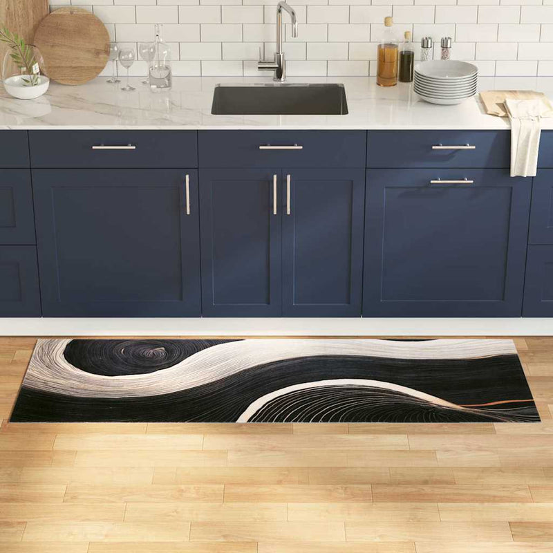 vidaXL Konyhai szőnyeg Other Hullám 60 x 180 cm Bársony