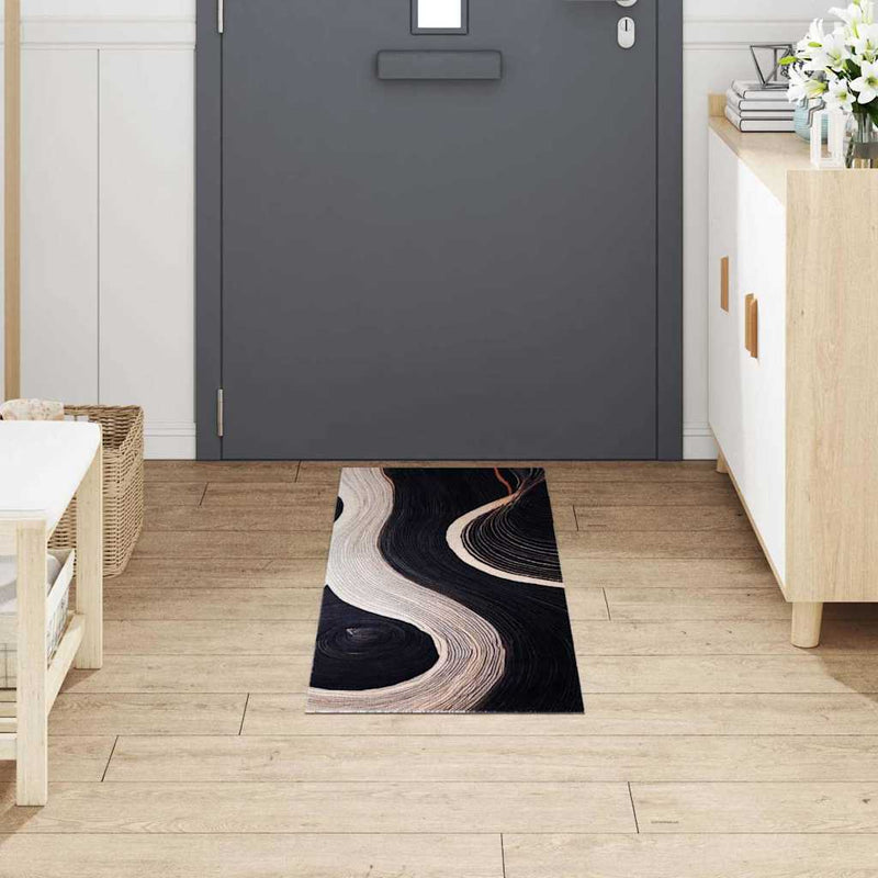 vidaXL Konyhai szőnyeg Other Hullám 45 x 150 cm Bársony