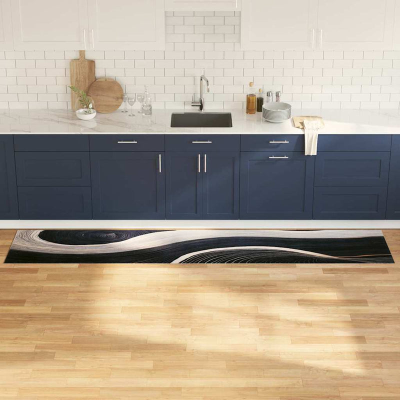 vidaXL Konyhai szőnyeg Other Hullám 60 x 300 cm Bársony