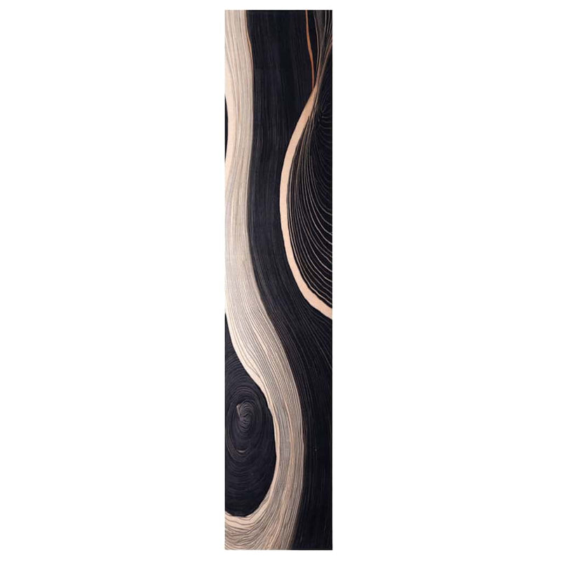 vidaXL Konyhai szőnyeg Fekete 300 x 60 cm Bársony