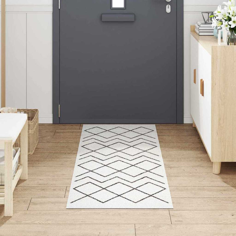 vidaXL Konyhai szőnyeg Geometric Geometrikus 60 x 180 cm Bársony