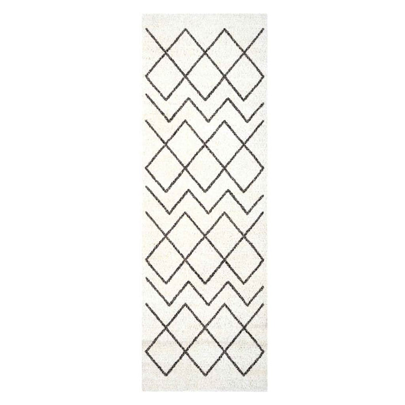 vidaXL Konyhai szőnyeg Geometric Geometrikus 60 x 180 cm Bársony