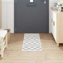 vidaXL Konyhai szőnyeg Fehér 150 x 45 cm Bársony