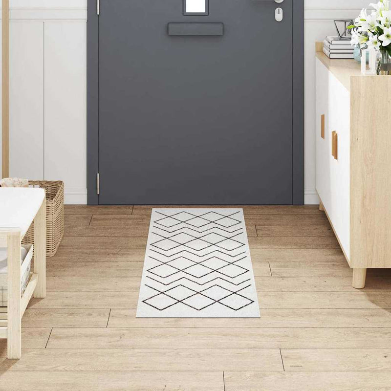 vidaXL Konyhai szőnyeg Fehér 150 x 45 cm Bársony