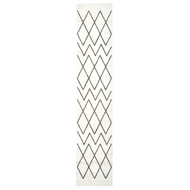 vidaXL Konyhai szőnyeg Geometric Geometrikus 60 x 300 cm Bársony
